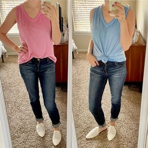 Time and Tru 2/$10 Front Pocket Tank